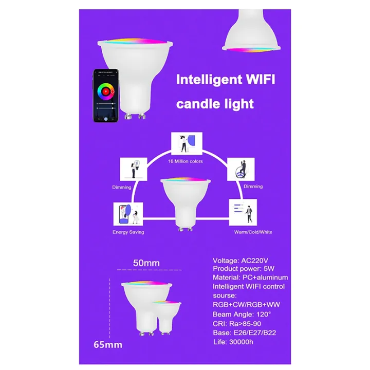 Tuya%20Bulb%204%20Pack%20RGB%20CW+%20LED%20Light%20Bulbs%205W%20Dimmable%20Lamps%20Smart%20Life%20APP%20Control%20Light%20Bulbs%20Easy%20Install%20D%20-%20Image%203