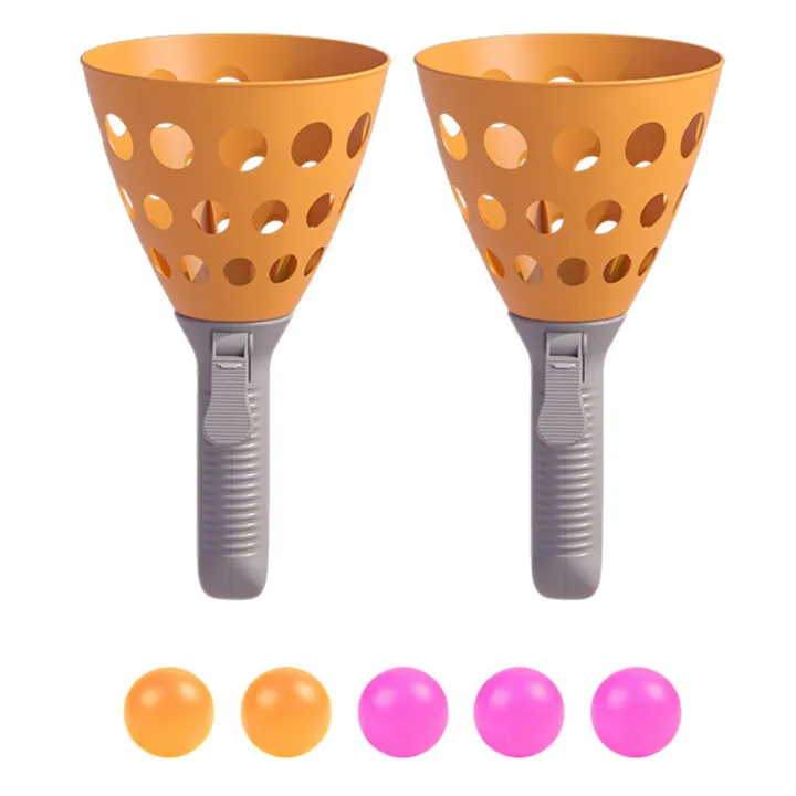 ARELENE%201%20Pairs%20Children%20Throwing%20and%20Catching%20the%20Ball%20Outdoor%20Sports%20Butt%20Ping%20Pong%20Ball%20Parent-Child%20Interactive%20Toy%20Pink%20-%20Image%202