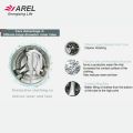 Arel 10.5 kg Front loading Fully Automatic Washing Machine | AI Powered | Inbuilt Heater |  Fabrisafe Drum | Steam Wash | Child Lock | Unbalanced Load Sensor | 10 yrs Warranty | Indian Brand. 