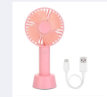 Portable Rechargeable Usb Mini Fan With 3 Speed And a Stand. 