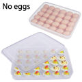 NAMUNY Egg Container, Refrigerator Deviled Egg Tray Carrier with Lid for 60 Eggs - Plastic Fridge Stackable Portable 2 Pack. 