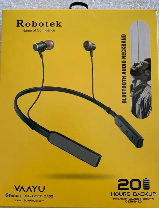 Wireless Bluetooth Earphone Robotek VAAYU Wireless Portable