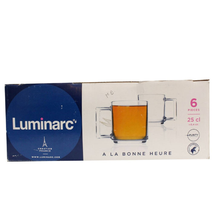 Luminarc%20Tempered%20A%20La%20Bonne%20Heure%20Tea%20Mug%2025%20CL%20-%206%20Pcs%20-%20Image%202