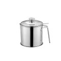 Stainless Steel Oil Strainer Pot Kitchen Gadget Large Capacity .2/.3L Oil Storage Container with Filter and Tray  Lard Strainer Tank Cooking Grease. 