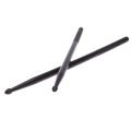 NAMUNY 4 Pair of 5A Drumsticks Nylon Stick for Drum Set Professional Black. 