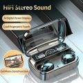 Wenefang M19 Earbuds Mic Flashlight Full Set with Box - Airdotspro TWS Bluetooth 5.0 Stereo Headphones Luxury Earphones Headsets Airdots Earpods Airpods with Mic F9 M19 i12 i7s Inpods. 