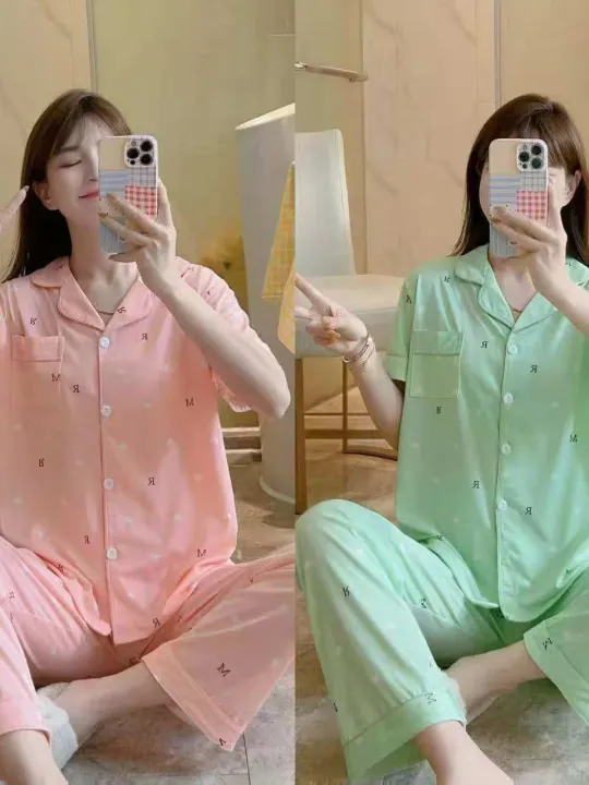 New%20Summer%20Cotton%20Pajamas%20set%20Sleepwear%20HomeWear%20Sleeveless%20Shorts%20For%20Women%20-%20Image%206