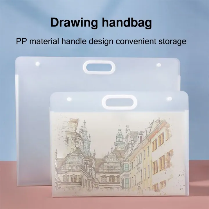 Simple A2/A3/A4 File Folder Portable Waterproof Picture Album 4K/8K/16K ...