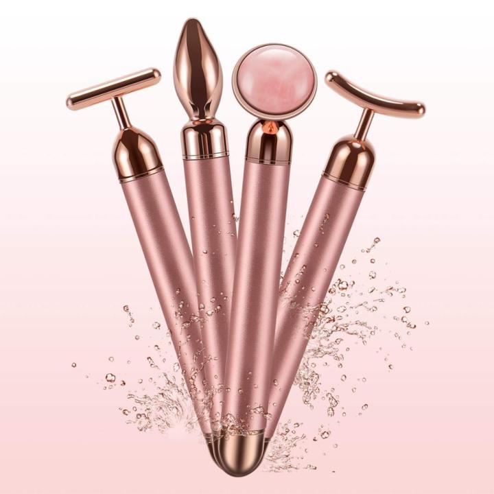 Sales%20promotion%204%20in%201%20Vibrating%20Rose%20Quartz%20Roller%20Face%20Roller%20Eye%20Massager%20Jade%20Roller%20T/V%20Shaped%20Face%20Lifting%20Slimming%20Beauty%20Care%20Massager%20-%20Image%202