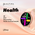 Ultima Watch Circle| 1.43" Amoled Display |BT Calling Smartwatch| IP68 Waterproof| Zinc Alloy Metal Frame Smart watch. 