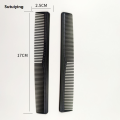 Sutuiying 5 Pieces Fine Cutting Wide Tooth Hair Barber Carbon Fiber Salon Original Hairdressing Comb Heat Resistant Styling Grooming Comb. 