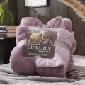 Premium Luxury Ultimate Super Soft Reverse Sherpa Throw Blanket - King Size ( Random Colours ). 