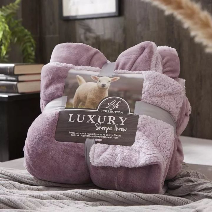 King size plush blanket sale