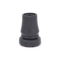 1X walking stick end tripod cane tip self standing rubber bob-slip end bottom. 