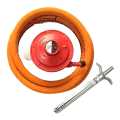 Indian ISI certified Regulator, Pipe, Clamp and Light Set. 