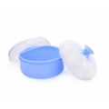 Soft and Safe Baby Powder Puff for Infants and Toddlers - Round Container Included. 