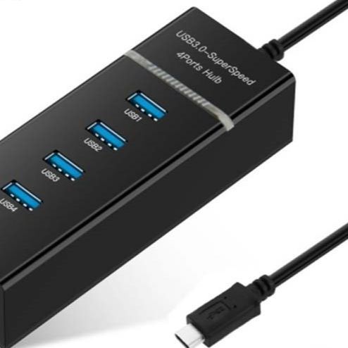 USB Type C 3.0 To 4 Port USB A Hub