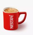 Nescafe Red Ceramic Tea and Coffee Mug -For Easy and Standard Handheld Drinking. 
