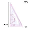 1pc Sewing French Curve Ruler Measure Dressmaking Tailor Drawing Template Craft Tool Set Costura Sewing Machine Accessories DIY. 
