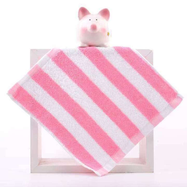 Colorful%20Striped%20Childrens%20Pure%20Cotton%20Absorbent%20Soft%20Non-Shedding%20Small%20Square%20Towel%20Kindergarten%20Hook%20Handkerchief%20-%20Image%207
