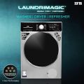 IFB Laundrimagic 3-in-1 8.5/6.5/2.5 Kg Inverter Front Load Washer Dryer Refresh (Executive ZXS, Silver). 