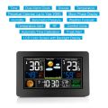 3-In Weather tation Clock Wall ounted Digital Clock Thermometer Hygrometer Barometer 220V. 