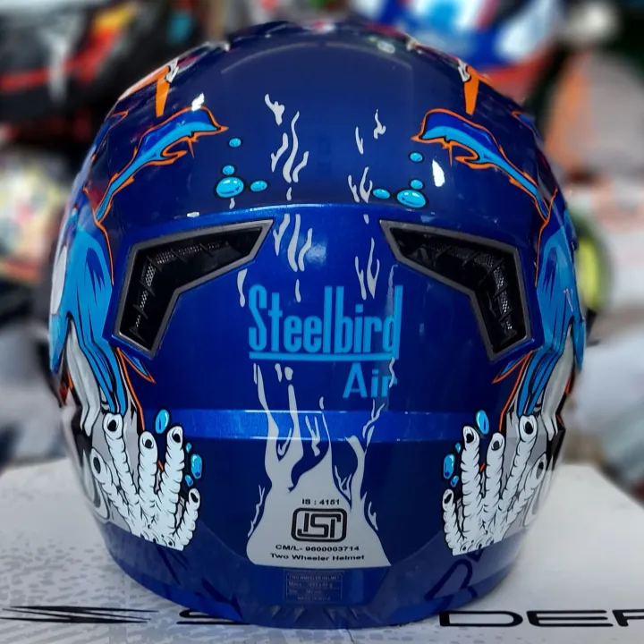 Steelbird%20Air%20Baby%20shark%20Full%20Face%20Helmet%20-%20Image%205