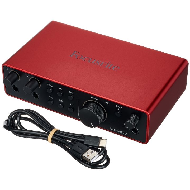 Focusrite Scarlett 2i2 4th Generation USB Audio Interface