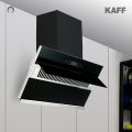 KAFF Chimney |  ALBURY DHC 90 | Filter-Less + Dry Heat Auto Clean Technology | Power Full Twin Concealed Moto | Front Black Glass. 