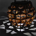 Solar Rattan Light Outdoor Solar Rattan Light with Handle,Waterproof LED Pendant Lamp,Lawn Terrace,Courtyard,Porch. 