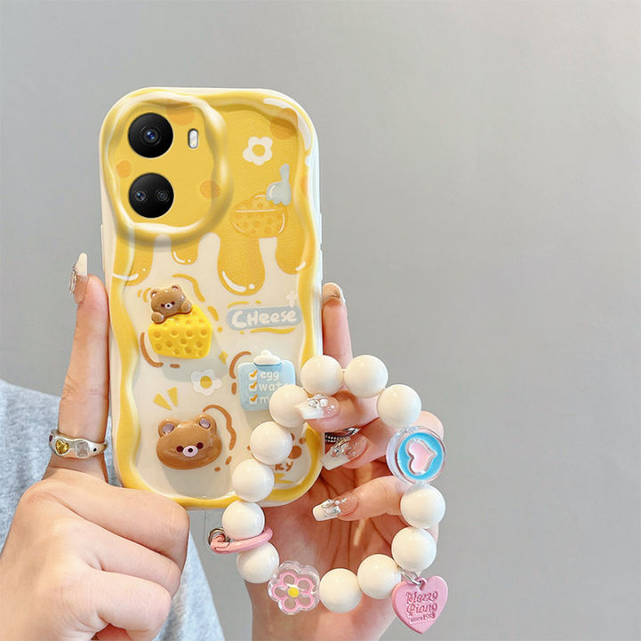 For%20Huawei%20Nova%2010%20SE%20Phone%20Case%203D%20Cute%20Animal%20Cartoon%20Patterns%20+%20Beautiful%20Flower%20Bracelet%20Soft%20Case%20-%20Image%205