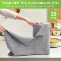 Pack Of 20 Microfiber Cleaning Cloth Roll Kitchen Towel Roll Cleaning Towels - Reusable and Washable Cloths for Kitchen, Washable and Reusable - 1roll. 