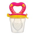 Baby Fruit Feeder Nibbler with Protective Cover BPA Free Safe Nipple Feeder Tooth Massager P6106 (Multicolor). 