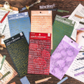 RHS Online 4PCS Message Series English Bronzing Stickers Album Diary Journaling Decorative Crafts Scrapbooking DIY Sticker. 