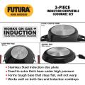 Futura 3 Pieces Cookware Set 1, Induction Cookware Set. 