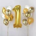 Ichhya Store Giant 40 Inch Gold Number Balloon. 