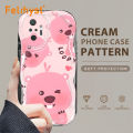 FELMYST for Redmi Note 10 Pro Note 10 Pro Max Back Cover Cute Pororo Loopy Cream Texture Wavy Edge Soft Silicone Phone Case. 
