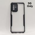 Oppo F19 Pro Plus 5G /Pro+ 5G /Reno 5z /Oppo A94 5G Cover (All Same Size) Clear Transparent Bumper Black Cover Case Non Yellowing. 