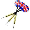 Dart Needle Pin Professional Genuine Anti Falling Metal Dart Pin - Gold / Black Pack of 3 Pcs. 