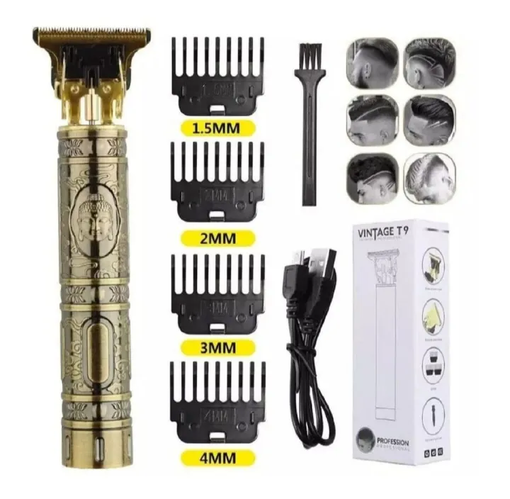 Vintage%20T9%20Electric%20Hair%20Clipper%20Plastic%20Body%20Professional%20Hair%20Trimmer%20For%20Men%20-%20Image%202