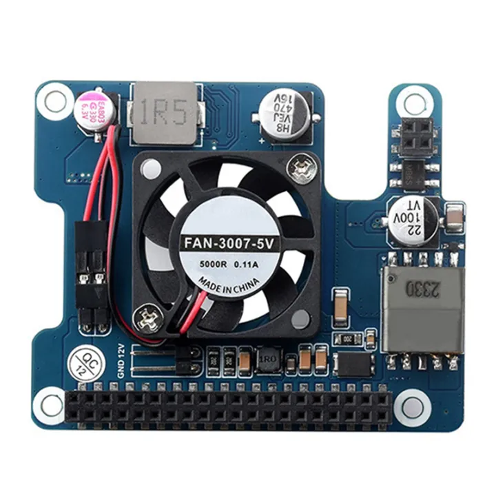 (GGBR)%202X%20for%205%20PoE%20HAT%20802.3Af/At%20GPIO%20Expansion%20Board%20with%20Cooling%20Fan%205V/12V%20for%205%20-%20Image%202