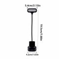 Bedside Lamp Adjustable LED Book Light Flexible Eye Protection Clip-On Lamp Mini 360 Degree Rotation Reading Table Lamp Study. 