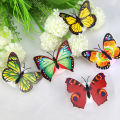 Colorful LED Night Light 3d Simulation Butterfly Wall Stickers Home Party Decor. 