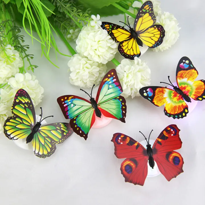 Colorful%20LED%20Night%20Light%203d%20Simulation%20Butterfly%20Wall%20Stickers%20Home%20Party%20Decor%20-%20Image%204
