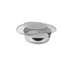 4-in-1 Stainless Steel Interchangeable Sieve Set – Versatile Flour, Spice, and Food Strainer (Atta, Maida, Chalni, Jaali). 