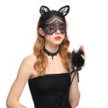 Sexy Lace Cat Ears Veil Headbands Black Hairbands Eye Mask Hair Accessories Watty Store. 