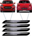 Car Bumper Protector Double Chrome Line - Set of 4pcs. 