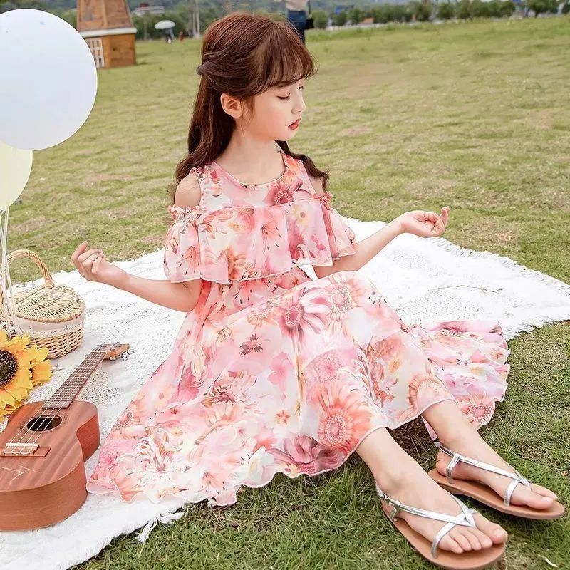 CHILDREN'S fashion high quality Korean dress for Kids girl casual