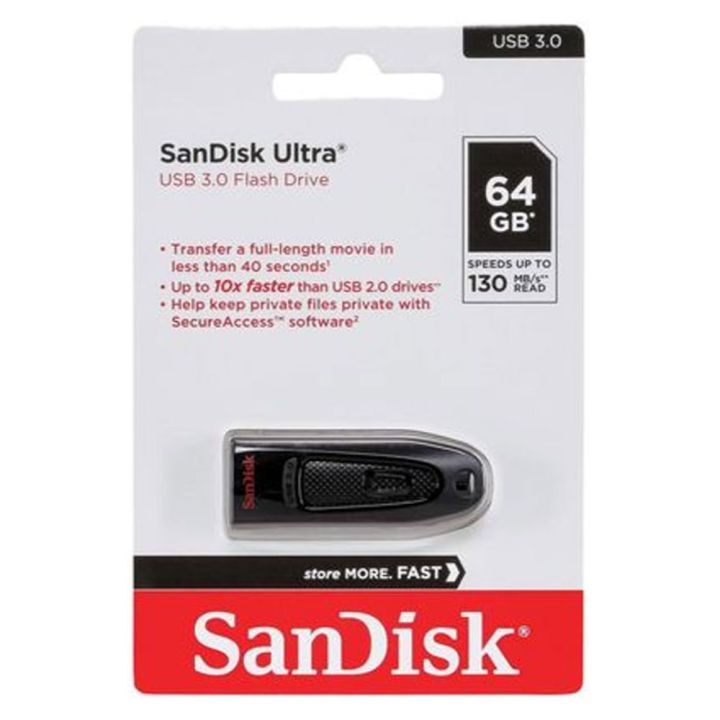 SanDisk 64GB Ultra USB3.0 Flash Drive PenDrive