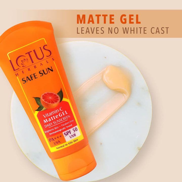 L0tus%20Herbals%20Safe%20Sun%20UV%20Screen%20Matte%20GEL%20Vitamin-C%20Sunscreen%20SPF%2050%20PA+++%20(75g)%20-%20Image%202